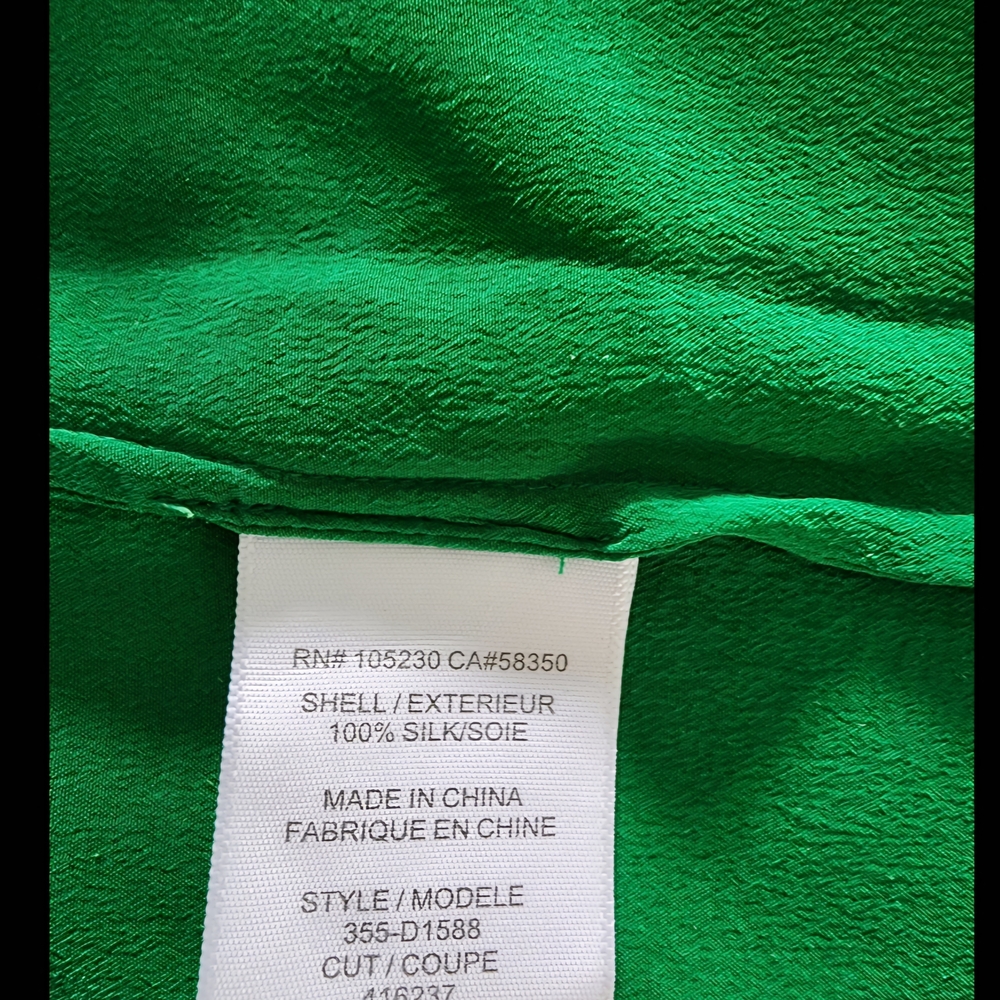 Green Button-Up Dress - Picture 7 of 9